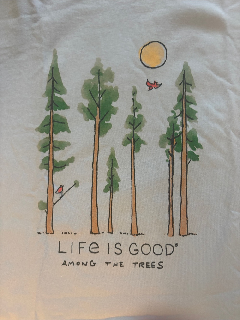 Life Is Good Light Blue 'Among the Trees' Graphic Tee - Picture 2 of 5